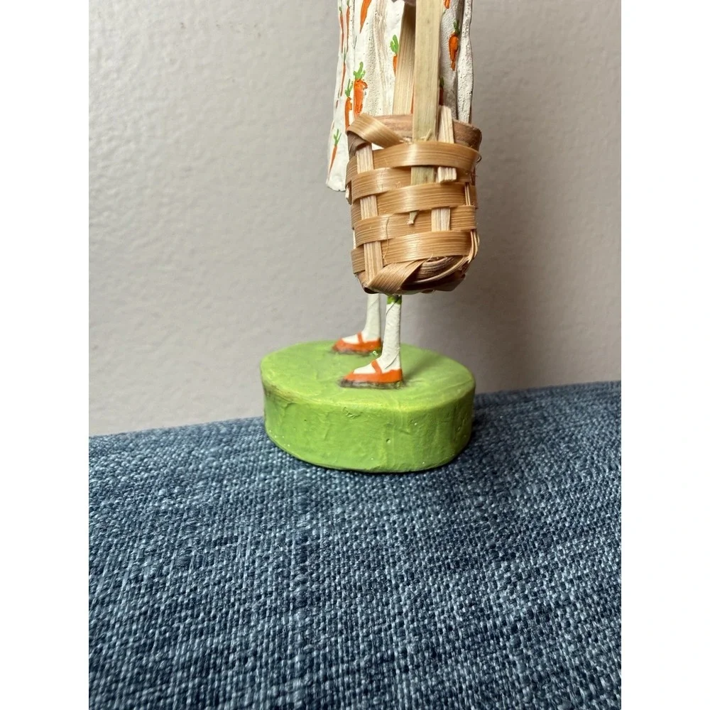 Chrissy Carrot Lori Mitchell ESC Trading Easter Girl Figurine Basket Retired HTF